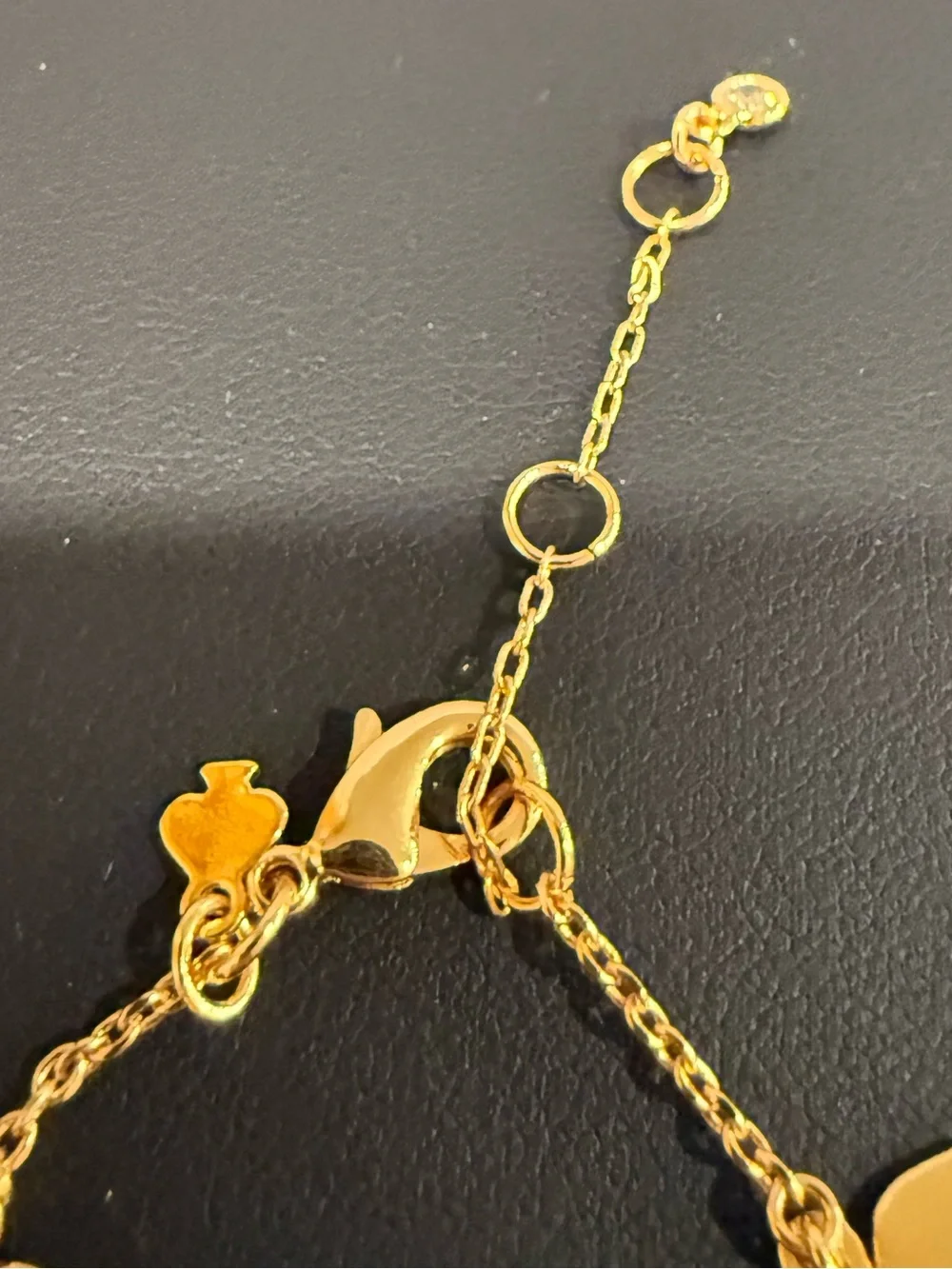 kate spade |♠️|Gold Plated Butterfly & Pearl Station Bracelet